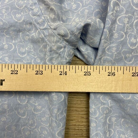 Robert Graham Shirt Mens Extra Large Blue Wall Street Money Bags Long Sleeve - Picture 10 of 12